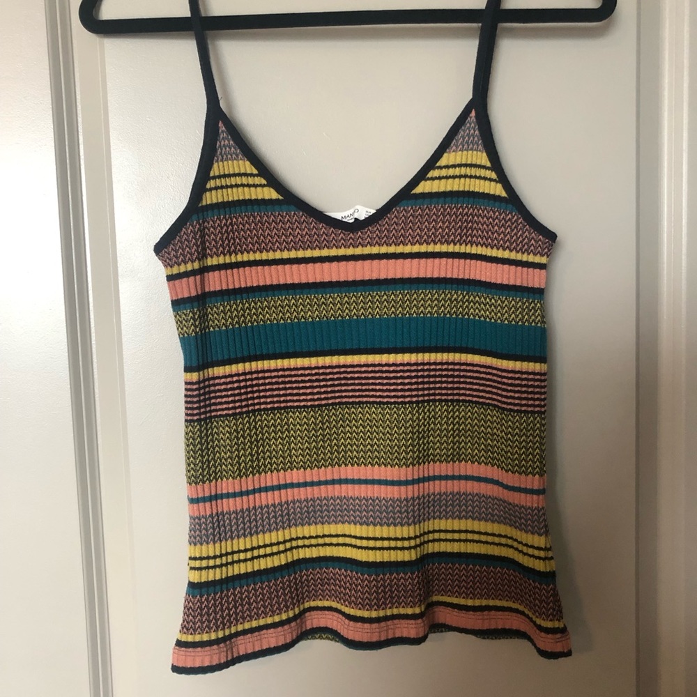 COPY - Mango Knit Colorful tank.
